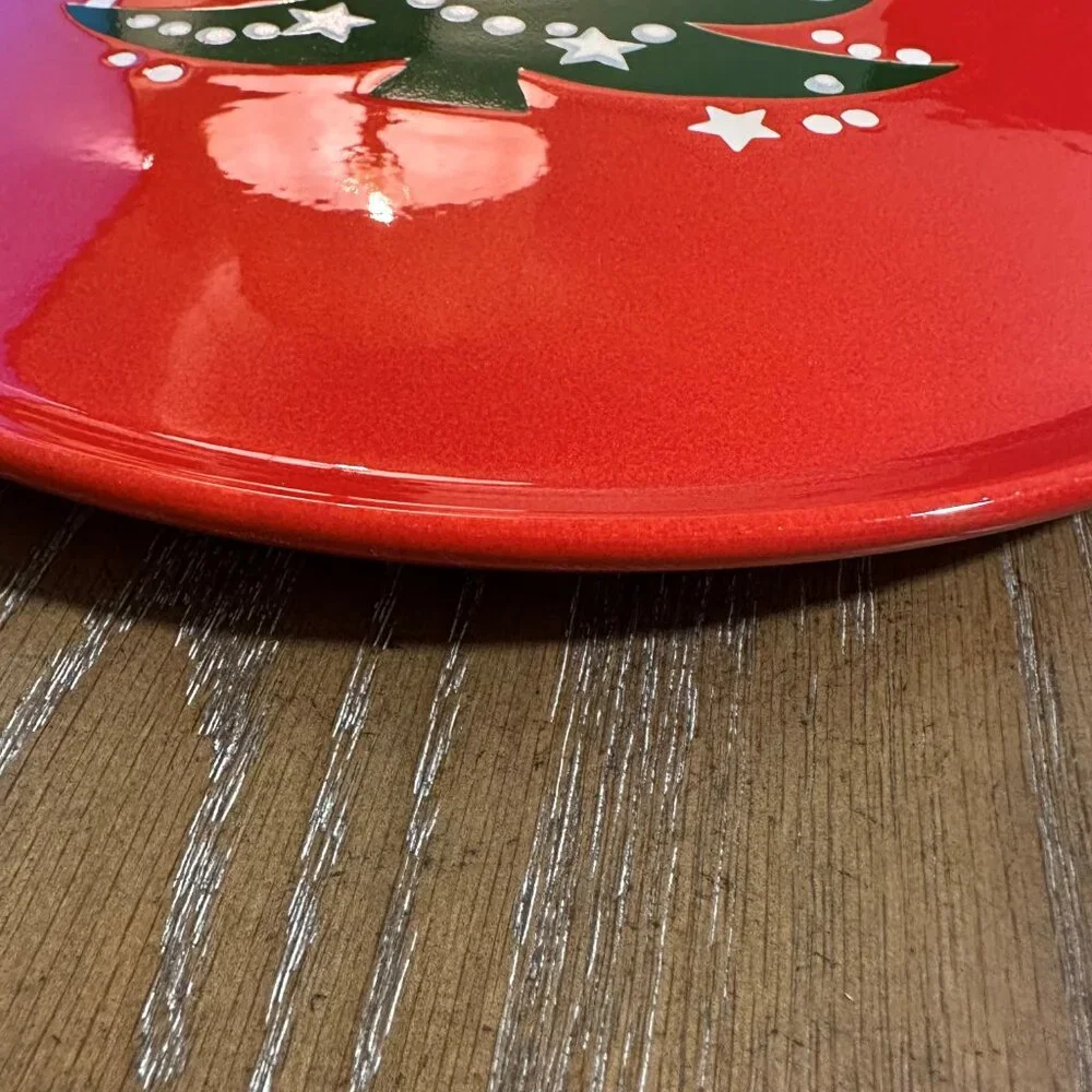 Waechtersbach West Germany Christmas Tree Cake Plate - Picture 4 of 7